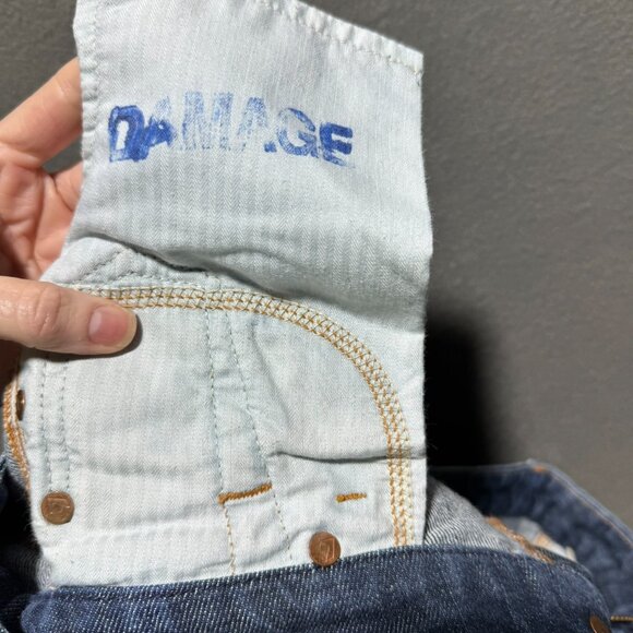 7 For All Mankind A Pocket Jeans Bootcut Mid Rise Womens Size 27 Denim - Picture 11 of 13